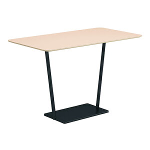 コクヨ リージョン ラウンジテーブル T字脚 ハイテーブル 幅1600×奥行900×高さ1004mm 角形 リノリウム天板 脚ブラック LT-RG169HE6AF