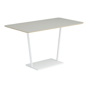 コクヨ リージョン ラウンジテーブル T字脚 ミドルハイテーブル 幅1600×奥行900×高さ904mm 角形 リノリウム天板 脚ホワイト LT-RG169MHSAAF