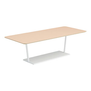 コクヨ リージョン ラウンジテーブル T字脚 ミドルローテーブル 幅2100×奥行900×高さ624mm 角形 リノリウム天板 LT-RG219MLSAAF