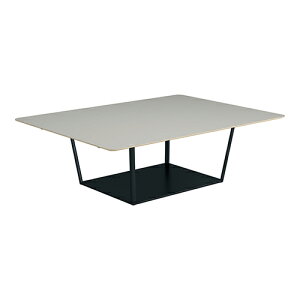 コクヨ リージョン ラウンジテーブル ボックス脚 ミドルテーブル 幅2400×奥行1800×高さ724mm 角形 リノリウム天板 脚ブラック LT-RG2418ME6AF