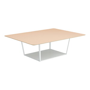 コクヨ リージョン ラウンジテーブル ボックス脚 ミドルテーブル 幅2400×奥行1800×高さ724mm 角形 リノリウム天板 脚ホワイト LT-RG2418MSAAF