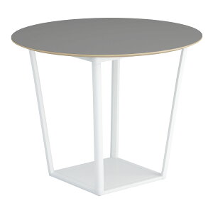 コクヨ リージョン ラウンジテーブル ボックス脚 ミドルハイテーブル 幅1200×奥行1200×高さ904mm 円形 リノリウム天板 脚ホワイト LT-RGC12MHSAAF