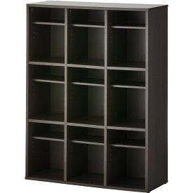 【法人様限定】スリッパシューズラック 下駄箱 業務用 収納 中棚付き 3列3段 9人用 木製 靴箱 幅900×奥行350×高さ1190mmシューズラック シューズボックス オープン棚 オフィス エントランス 病院 靴入れ box クツ箱 ラック シューズ オフィス用品 靴棚 スリム