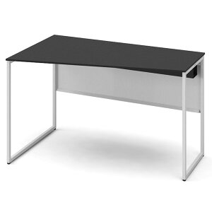 オカムラ ソリスト Soliste スタンダードタイプ(高さ720) 台形天板(左タイプ) フレーム脚(ネオホワイト) メラミン天板 幅1200×奥行700×高さ720mm 3K20HE 岡村製作所 オフィスデスク パソコンデスク