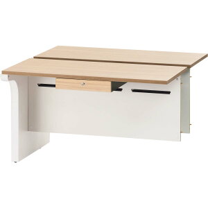 【法人様限定】【追加/増連用】NF2.0シリーズ フリーアドレスデスク 引き出し付き 幅1200×奥行1400×高さ720mm 配線ボックス付き ミーティングテーブル【単体使用不可】