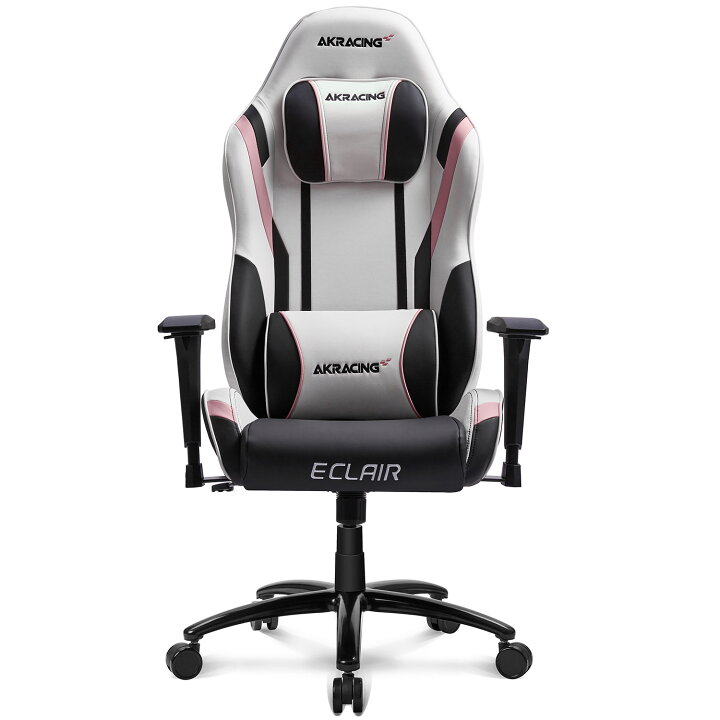 デスクチェアホワイト akracing ゲーミングチェア 白 楽天市場 