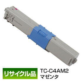 沖データ OKI TC-C4AM2 トナーカートリッジ マゼンタ (大) 保証付 リサイクル品