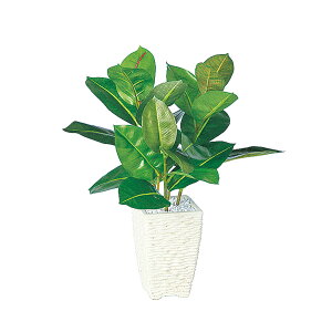 フェイクグリーン【 光触媒 ゴムノキ 】幅26 × 奥行26 × 高さ37cmオフィスグリーン 観葉植物 フェイク 人工観葉植物 卓上 開業祝い 開店祝い 移転祝い 新築祝い 贈り物 おしゃれ