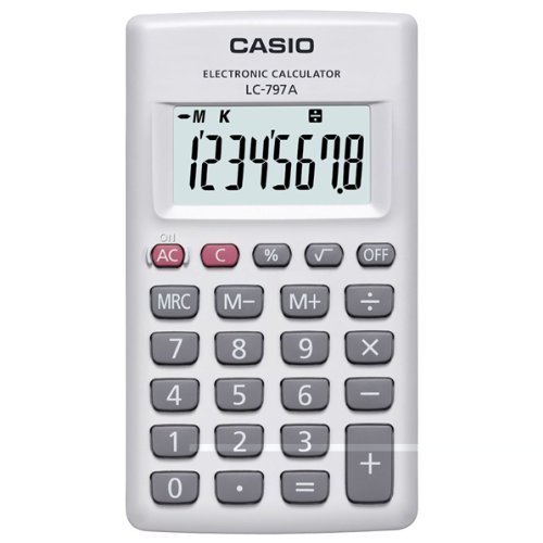 カシオ 電卓LC-797A カシオ計算機 4971850175858