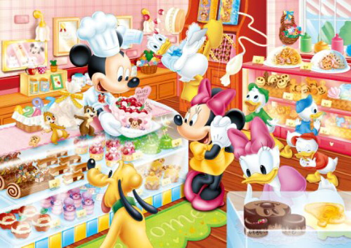 楽天市場 797円 1セット 80ピース 子供向けパズル ミッキーのケーキやさん チャイルドパズル オフィスジャパン