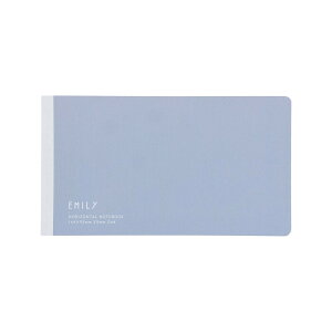 キングジム_EMILy横長ノート EY9043-BG ブルーグレー /4971660060894(5セット)
