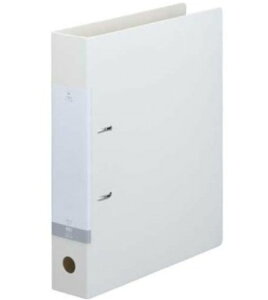 G2240-0 リクエスト D型リングファイル A4・S型 2穴 白 リヒトラブ 4903419176037(50セット)