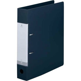 G2240-24 リクエスト　D型リングファイル A4・S型 2穴 黒 リヒトラブ 4903419176051（50セット）