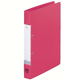 G2220-3 リクエスト　D型リングファイル A4・S型 2穴 赤 リヒトラブ 4903419175900（30セット）
