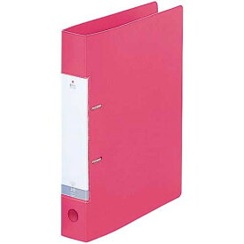 G2230-3 リクエスト　D型リングファイル A4・S型 2穴 赤 リヒトラブ 4903419175979（60セット）