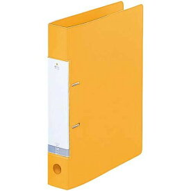 G2230-5 リクエスト　D型リングファイル A4・S型 2穴 黄 リヒトラブ 4903419175986（20セット）