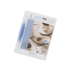 F-3016-8 ルーパー150 A4・S型 2穴 青 リヒトラブ 4903419150945（10セット）