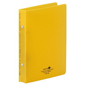 F-5006-5 リヒトラブ アクアドロップス リングファイル ツイストリング 黄 F-5006-5 リヒトラブ 4903419121655（240セット）
