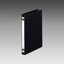 【単価484円・送料無料】F-11 スプリングファイル A4・S型 2穴 黒 リヒトラブ 4903419120023（140セット）
