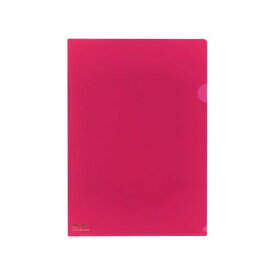 F-78-2 カラークリヤーホルダー A4 紅 リヒトラブ 4903419132262（5セット）