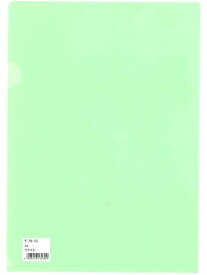 F-78-13 カラークリヤーホルダー A4 うぐいす リヒトラブ 4903419132309（5セット）