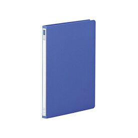 【単価342円・送料無料】F-527-9アイ スナッチファイル A4・S型 2穴 藍 リヒトラブ 4903419135027（180セット）