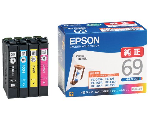 楽天市場】EPSON インクカートリッジ IC4CL69 エプソン販売