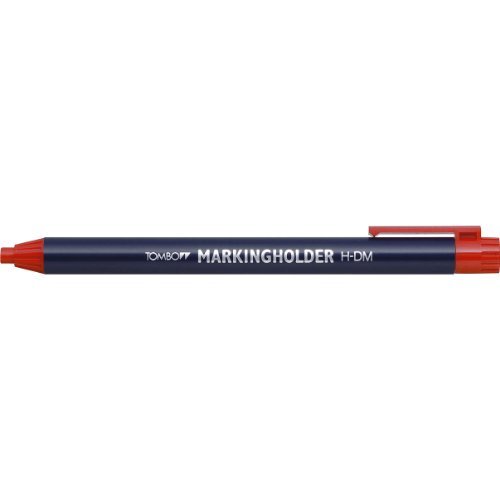 トンボ マーキングホルダー 赤 H-DM25 トンボ鉛筆 4901991621914（10セット）