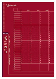 [ゆうパケット可/1個まで] レイメイ藤井 ノートリフィル フリーウィークリースケジュール（バーチカル式） A5サイズ NT227 レイメイ藤井 4902562418346