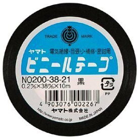 ヤマト ビニールテープ 黒 38mm ヤマト 4903076002267