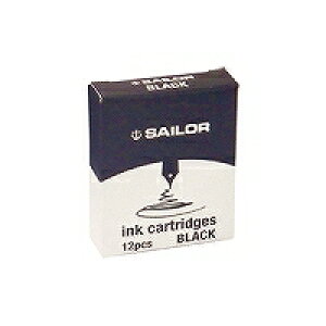 セーラー萬年筆 カートリッジインク ジェントルインク ブラック 12本入 130404120 セーラー万年筆 4901680180074(20セット)
