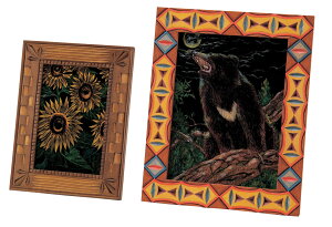 アーテック アートガラス木彫額縁セット 小 4521718135465