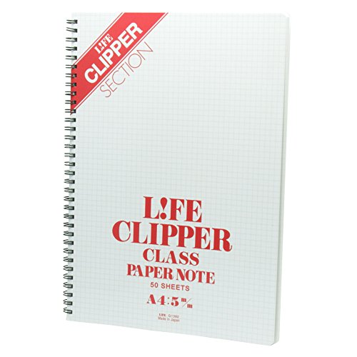 Life clipper notebook A4 SALE 73%OFF G1382 five 4990168012808 sets 超激安特価 クリッパーノートA4 単価564円×5セット 5セット ライフ