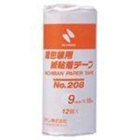 紙粘着テープ 208-9 ニチバン 4987167021788（12セット）