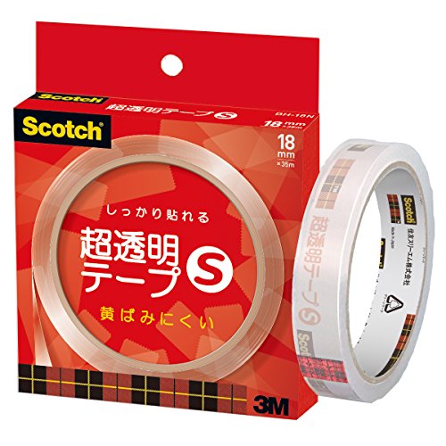 [・40セット]3Ｍ スコッチ 超透明テープＳ 18ｍｍ×35ｍ 芯76ｍｍ ＢＨ-18Ｎ（40セット）のサムネイル