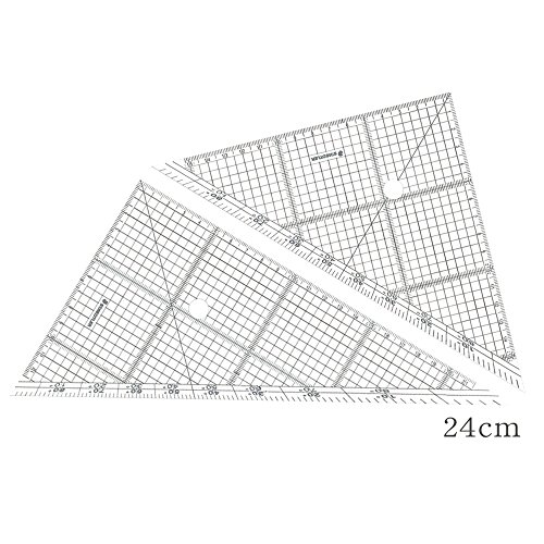 STAEDTLER Japan squared triangular ruler 96624 4955414966243 ステッドラー レイアウト用方眼三角定規 24cm 966 24 ステツドラー日本 4955414966243