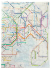 東京カート 鉄道路線図クリアファイル 首都圏日本語 東京カートグラフィック 4562339392325（30セット）