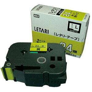 LM-L524BYキ MAX ラミネートテープ LM-L524BY 24mm マックス 4902870054021