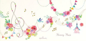 日本ホールマーク 一筆箋フラワリーミュージック2  818753 4961099818753(6セット)