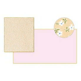 33137006 カラー色紙 二つ折り 花柄 ピンク デザインフィル 4902805331371（150セット）