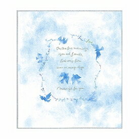 [単価646円・10セット] 33139006 カラー色紙 二つ折り 青い鳥柄(1枚入) デザインフィル 4902805331395（10セット）