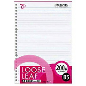P3ノ-201A コクヨ ルーズリーフ P3ノ-201A コクヨ 4901480262062（230セット）