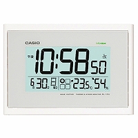 豊富なギフト CASIO Casio electric wave digital wall clock temperature humidity indication 掛時計 10セット IDL-100J-7JF 4971850930020 ten 営業 sets カシオ計算機 white カシオ