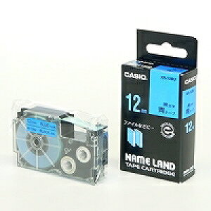 XR-12BUアオ カシオネームランドテープカートリッジ XR-12BU カシオ計算機 4971850123651(100セット)