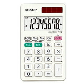 【単価739円・送料無料】EL-WA10X　SHARP 卓上電卓 EL-WA10-X シャープ 4974019843513（80セット）