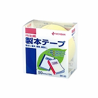 Nichiban binding tape BK-5030 P lemon (we have a case of the assorted one piece of article on delivery date for priority) 製本テープ bk-50  パステル黄 ニチバン 4987167013035（100セット）
