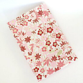 尚雅堂 友禅 朱印帳 goen 表題シール付き オレンジ O-2 尚雅堂 4520263231226（10セット）