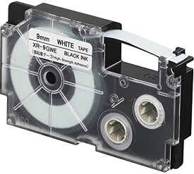 CASIO ネームランド 強粘着テープ XR-9GWE 9mm カシオ計算機 4971850145172