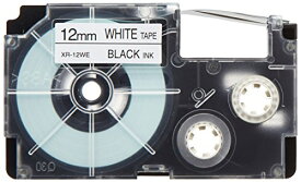 CASIO ネームランド用スタンダードテープ XR-12WE-5P-E 12mm カシオ計算機 4971850139591