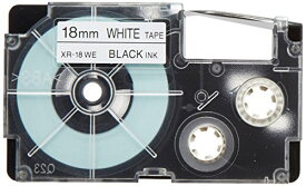 CASIO ネームランドテープ XR-18WE-5P-E 18mm カシオ計算機 4971850139607